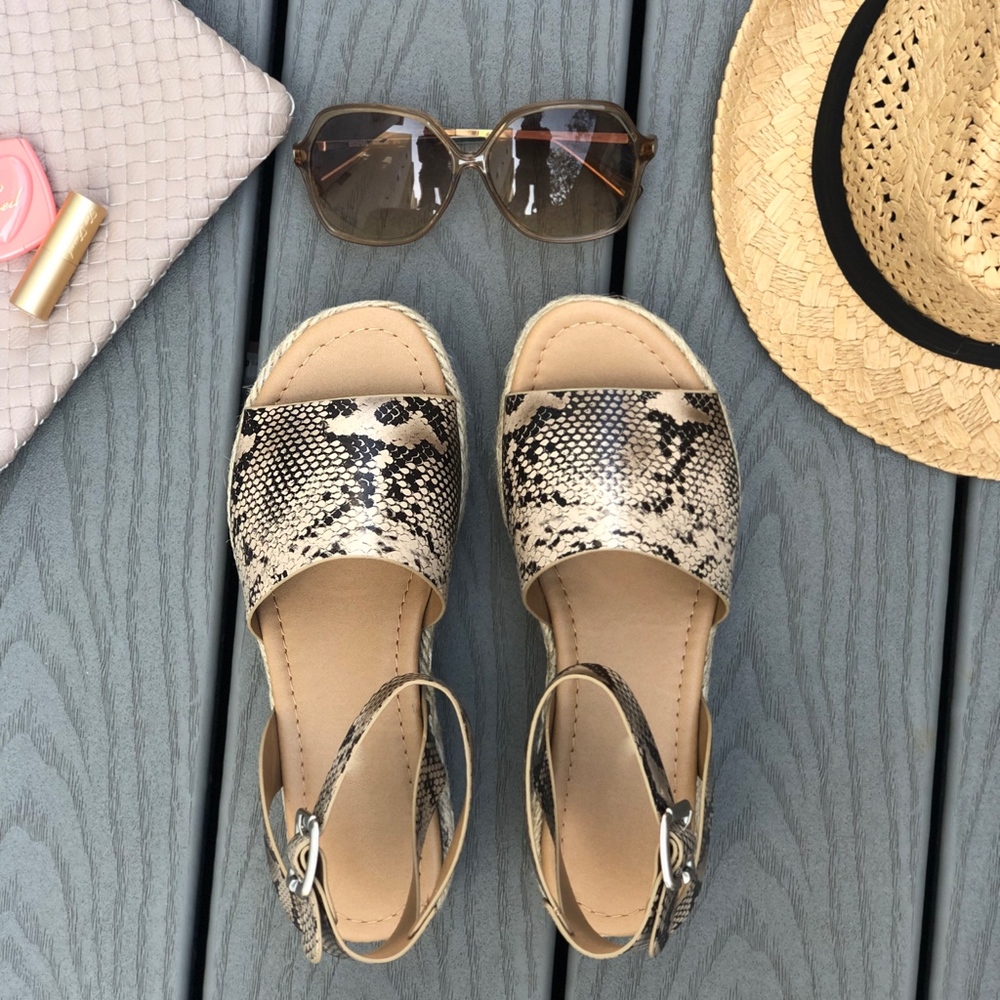 HELLO SPRING Comfy Espadrilles - SNAKE PRINT - Picture 6 of 8